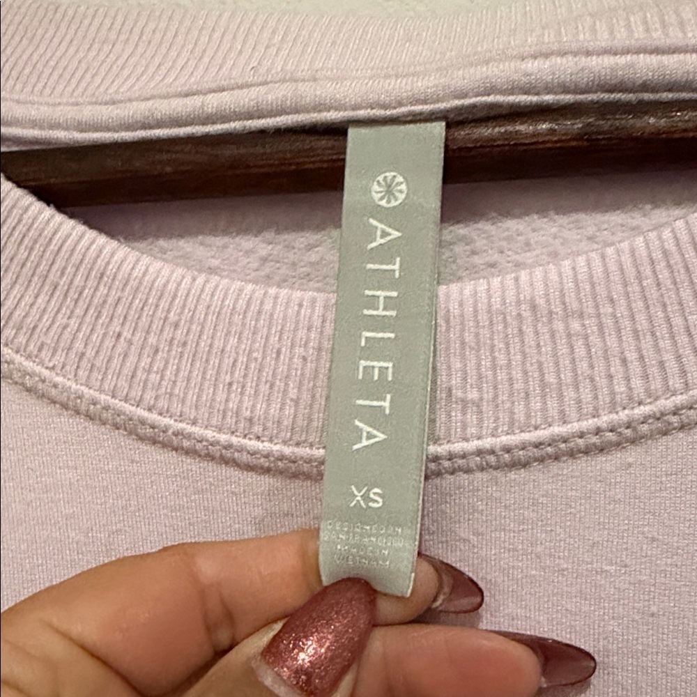 Athleta Lavender Women's Hoodie - Picture 3 of 6